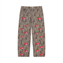 Load image into Gallery viewer, PrettyFaces,SweetNothin,LeopardJeans,WideLegJeans